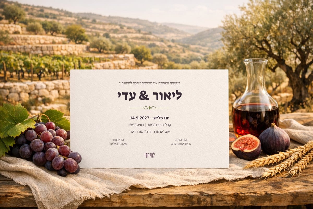 כרם בהרי יהודה, לרוחב — גרסה לוואטסאפ